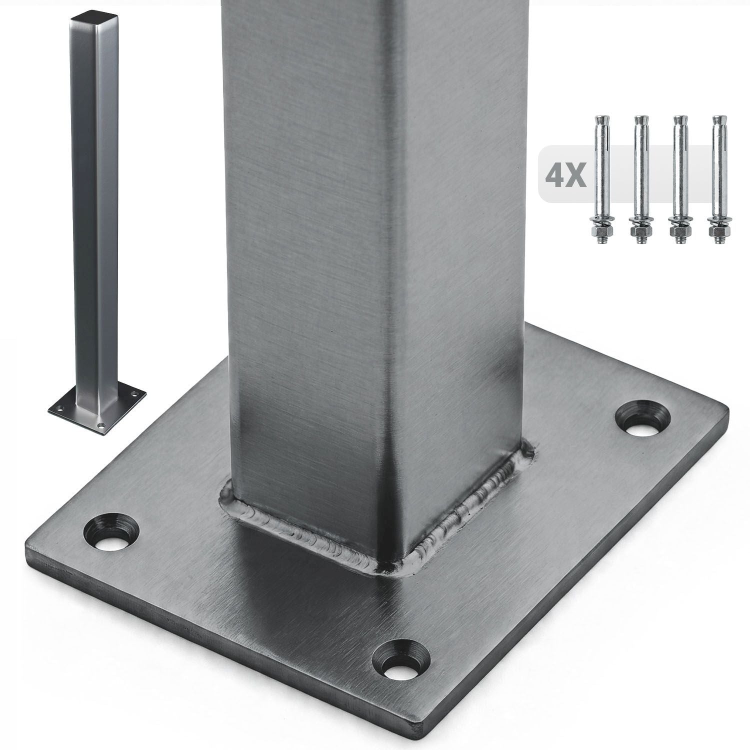 juskys-aufschraubh-lse-f-r-wpc-zaunelemente-stahl-silber-mit-montagematerial image 1