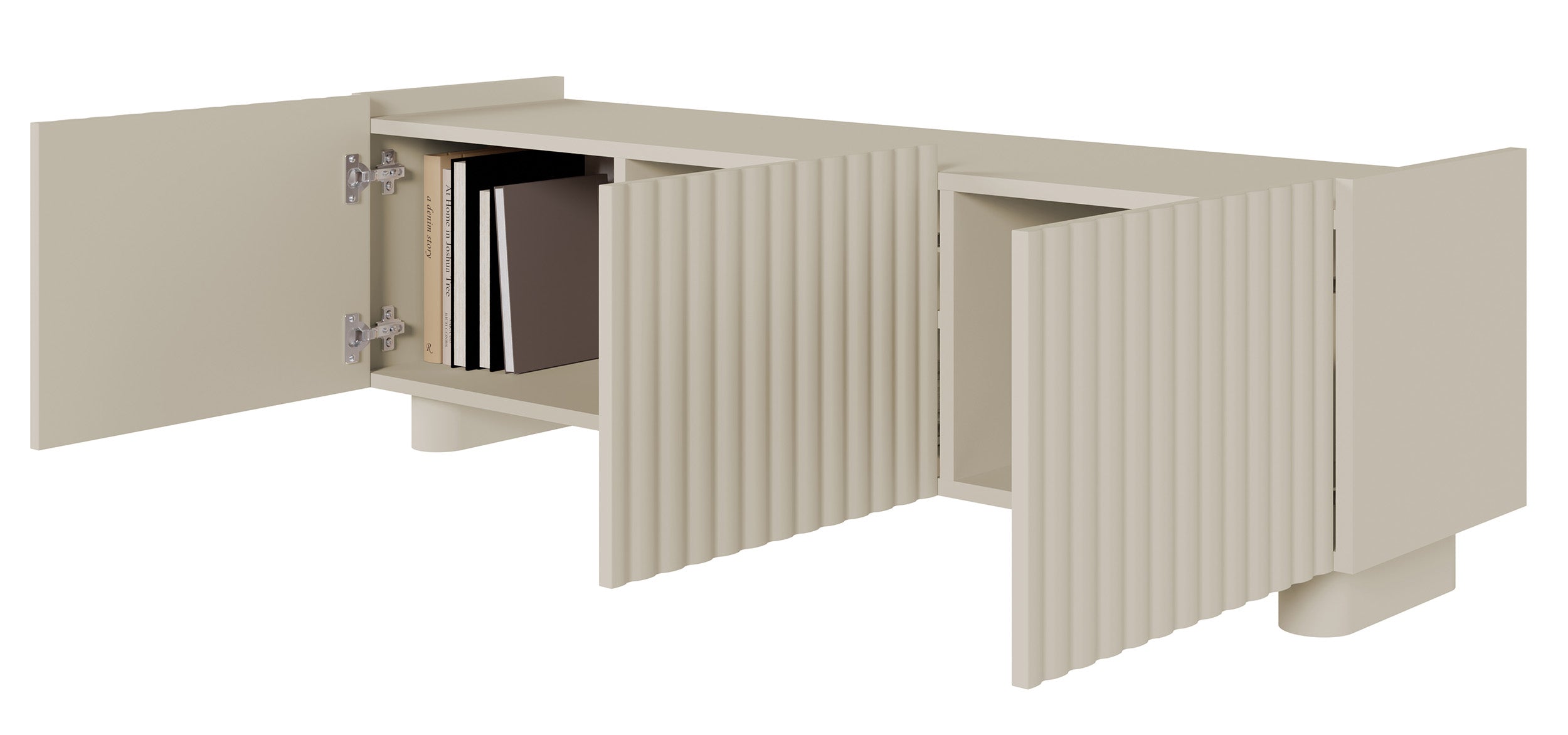 selsey-fiorra-tv-schrank-144-cm-mit-drei-t-ren-kaschmir image 8