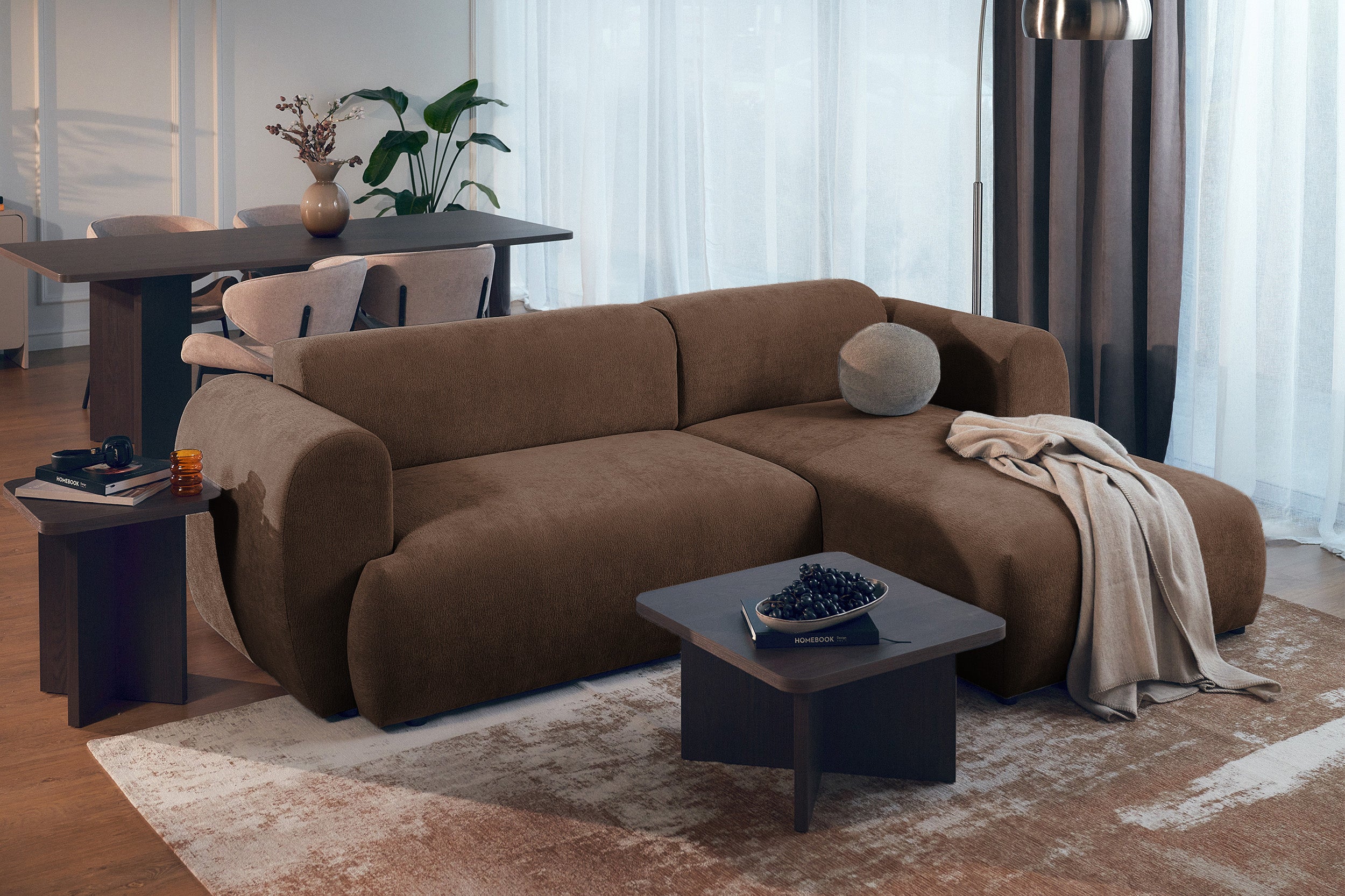 selsey-emia-ecksofa-mit-schlaffunktion-l-form-rechts-brauner-chenille-bezug image 2