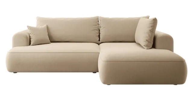 selsey-ovo-ecksofa-mit-schlaffunktion-rechts-l-form-beige-velours-mit-stauraum image 1