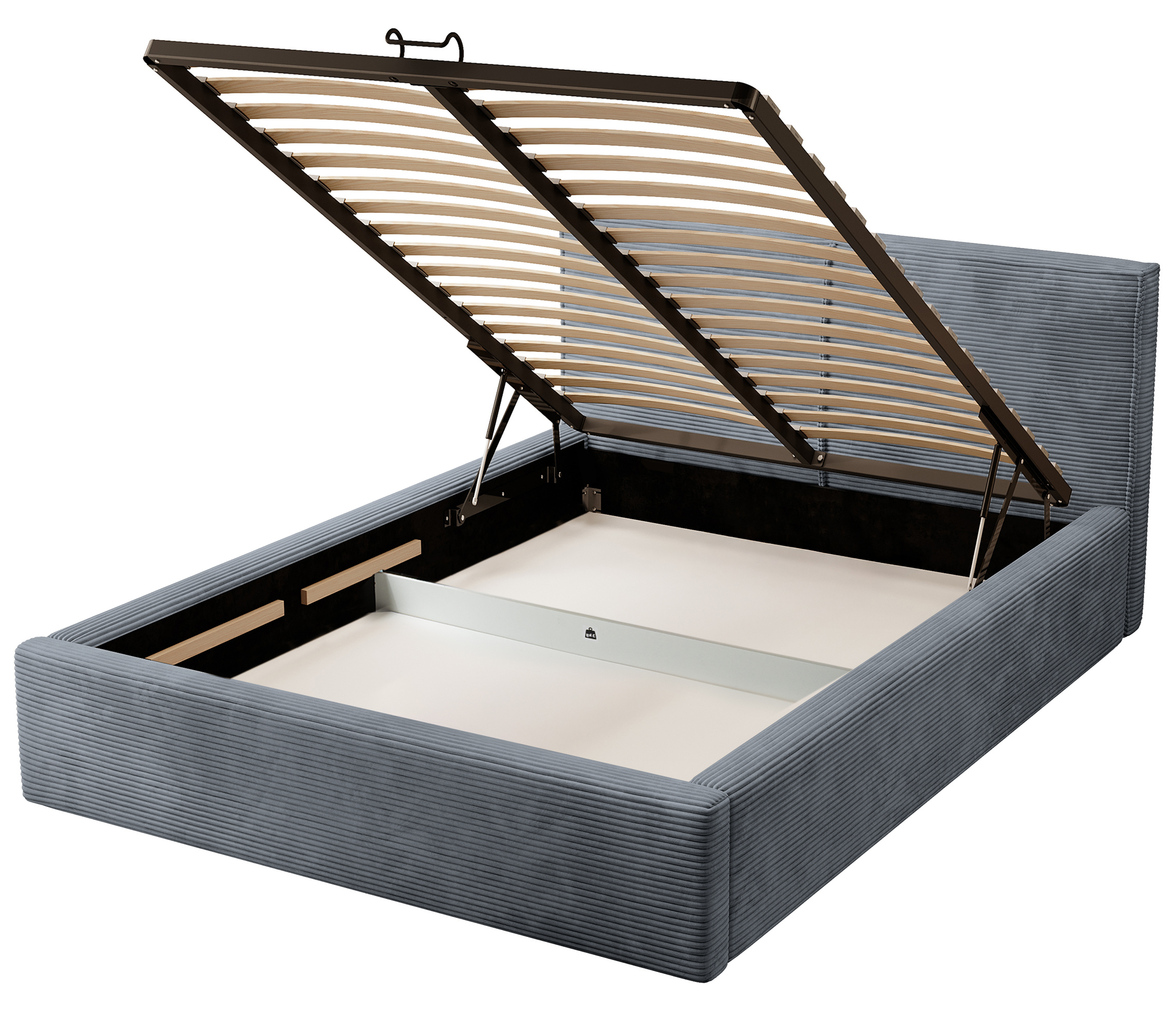 selsey-farese-gepolstertes-bett-160x200-cm-mit-stauraum-und-gasdruckfeder-grau-c image 6