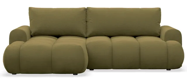 selsey-ombo-mini-ecksofa-mit-schlaffunktion-links-l-form-olivgr-ner-samt-mit-sta image 1
