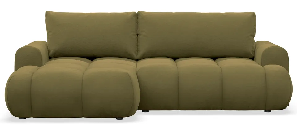 selsey-ombo-mini-ecksofa-mit-schlaffunktion-links-l-form-olivgr-ner-samt-mit-sta image 1