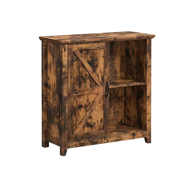 vasagle-industriestil-sideboard-vintagebraun-holzschrank-mit-lamellent-ren image 1