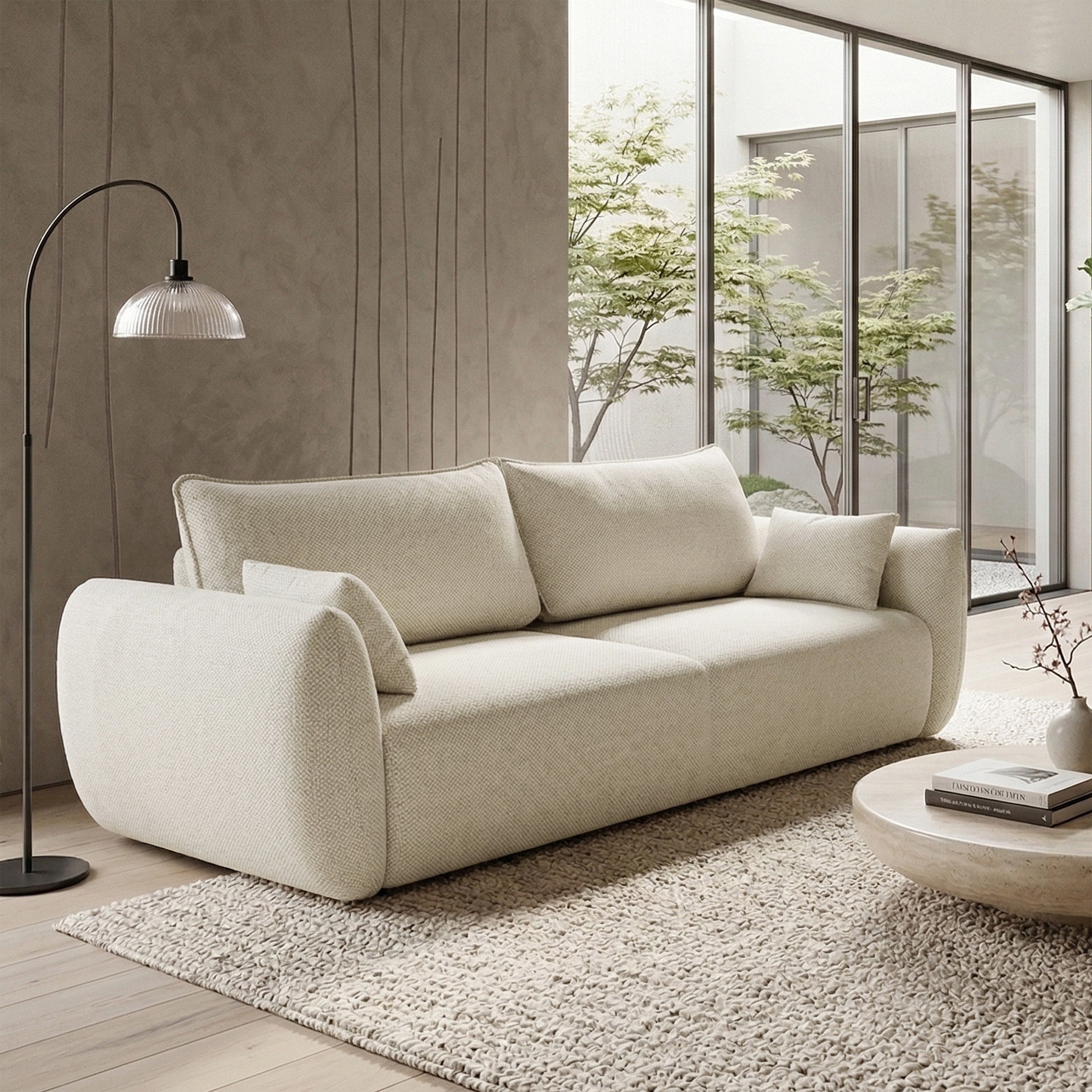 selsey-zordo-drei-sitzer-schlafsofa-mit-stauraum-hellbeiger-chenillebezug image 2