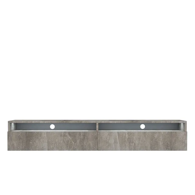 selsey-rednaw-tv-schrank-180-cm-beton-mit-beleuchtung image 1