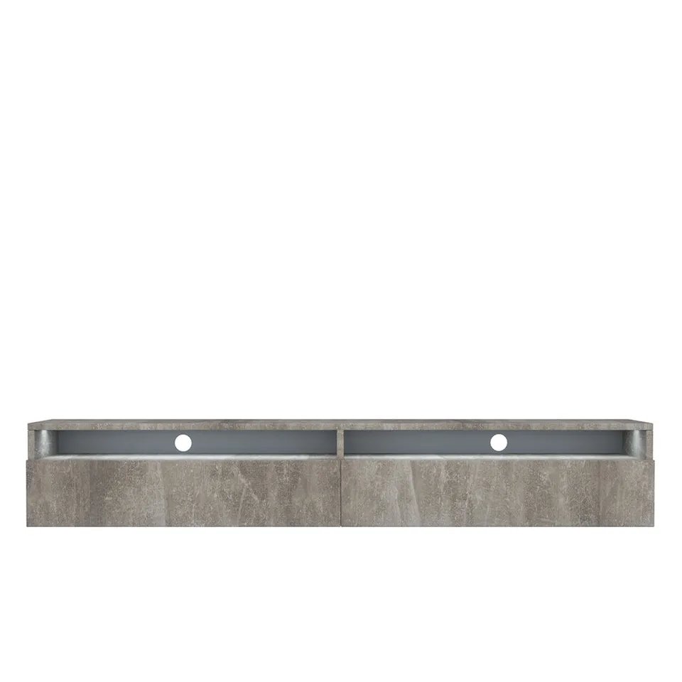 selsey-rednaw-tv-schrank-180-cm-beton-mit-beleuchtung image 1