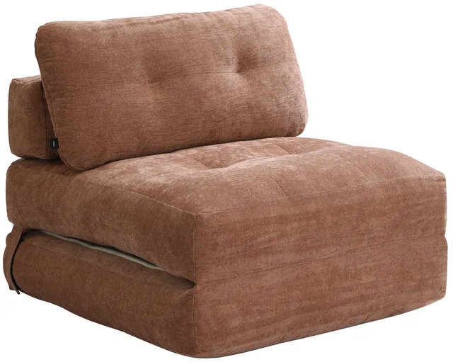 selsey-milessive-ausklappbarer-sessel-kupfer-chenille-mit-schlaffunktion image 1
