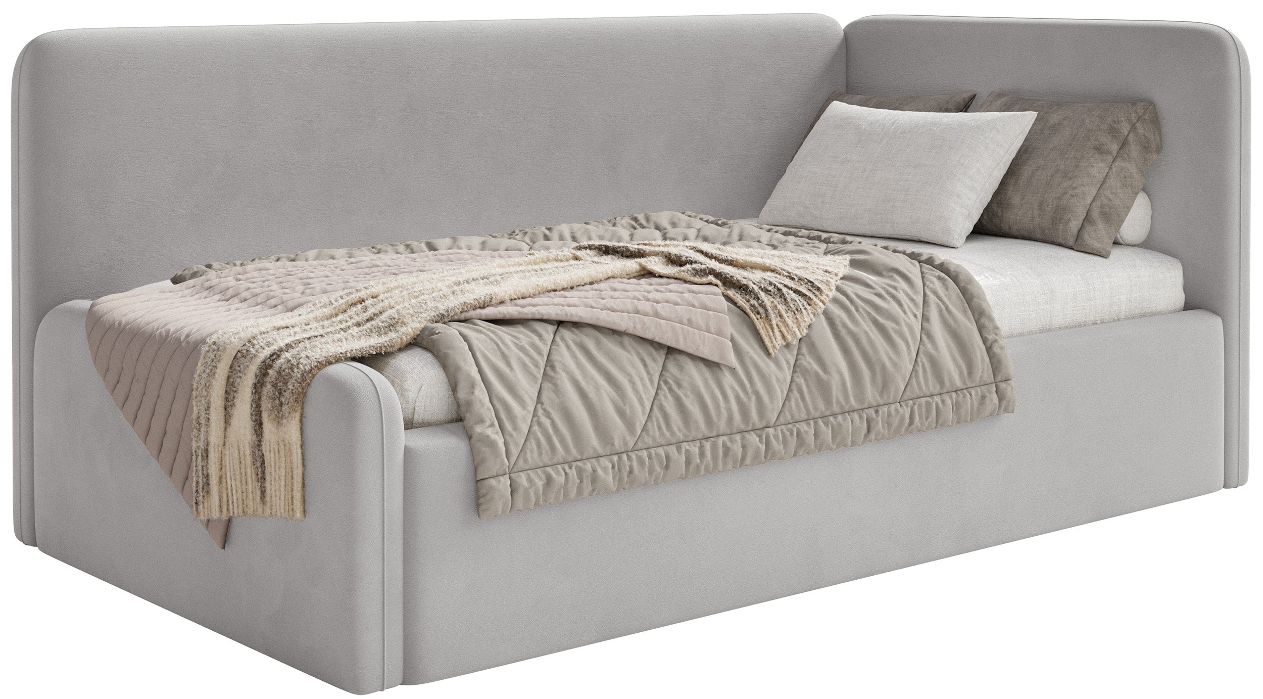 selsey-fanklo-jugendbett-90x200-cm-rechtsseitig-mit-matratze-und-stauraum-hellgr image 1