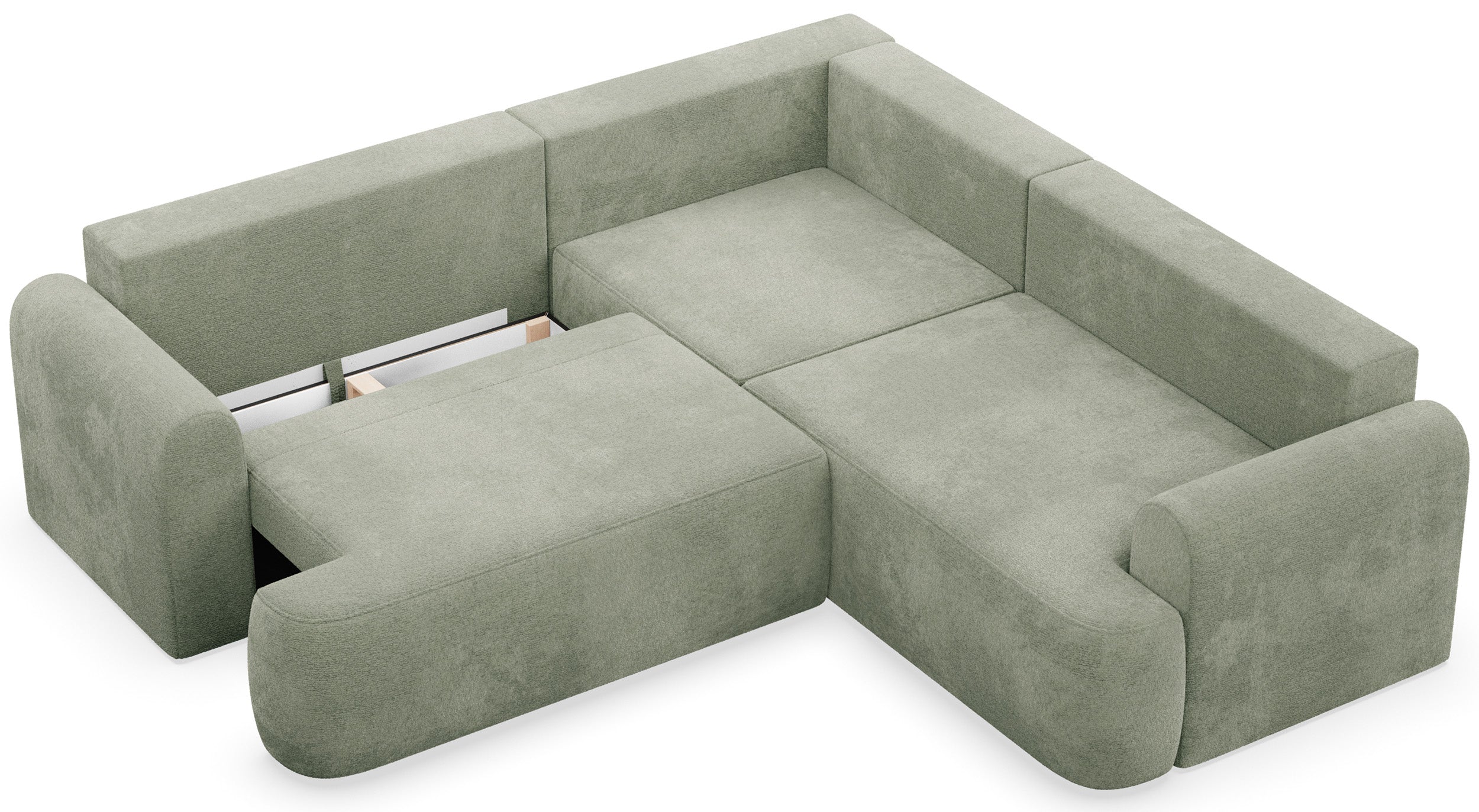 selsey-kaveo-ecksofa-mit-schlaffunktion-l-form-salbeigr-n-chenille-universell image 4