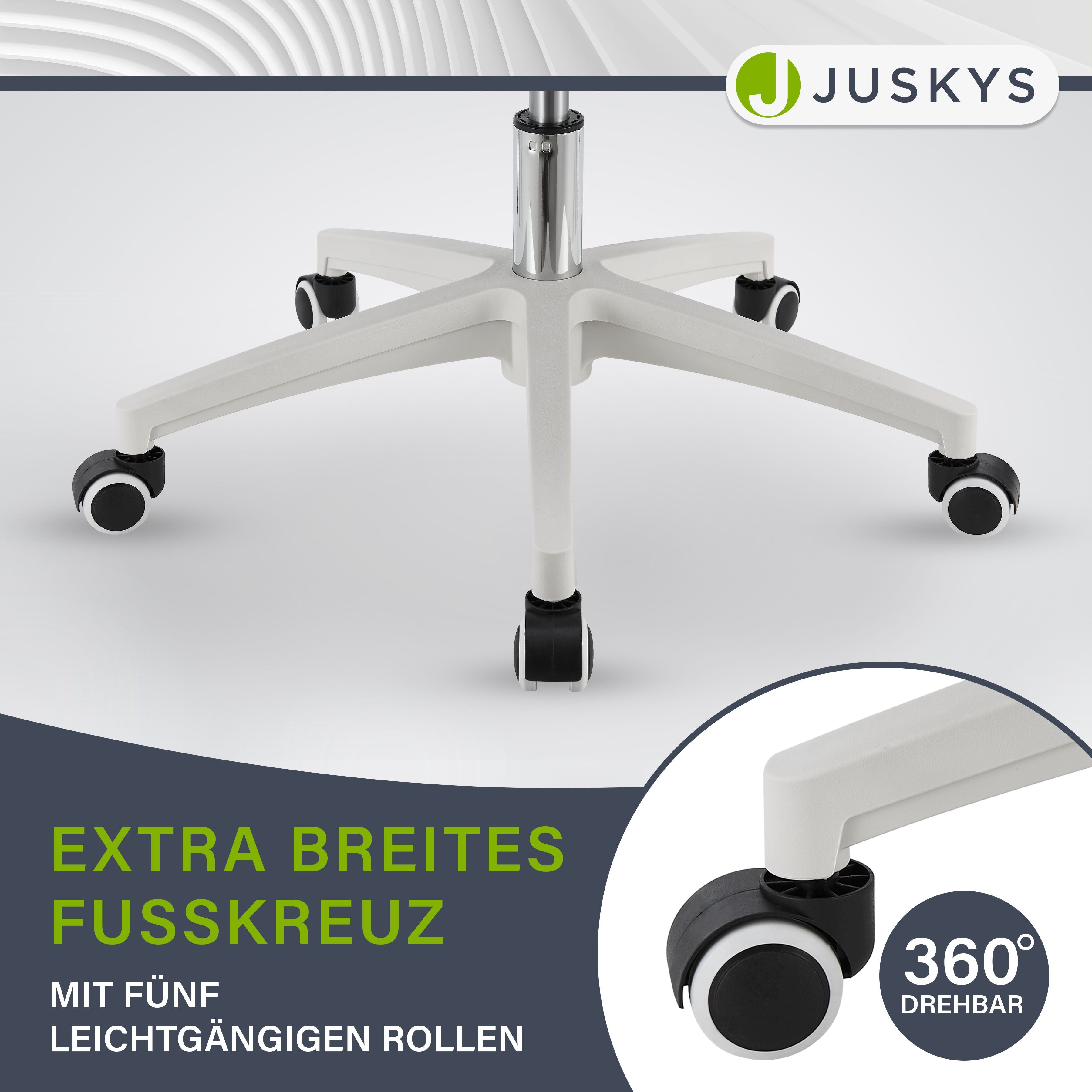 juskys-b-rostuhl-baltimore-grau-wei-ergonomischer-schreibtischstuhl image 8