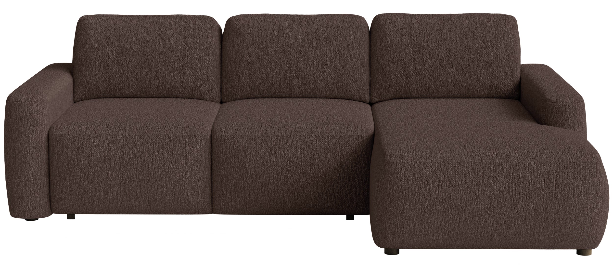 selsey-carnos-mini-ecksofa-mit-schlaffunktion-l-form-rechts-braunes-chenille image 1