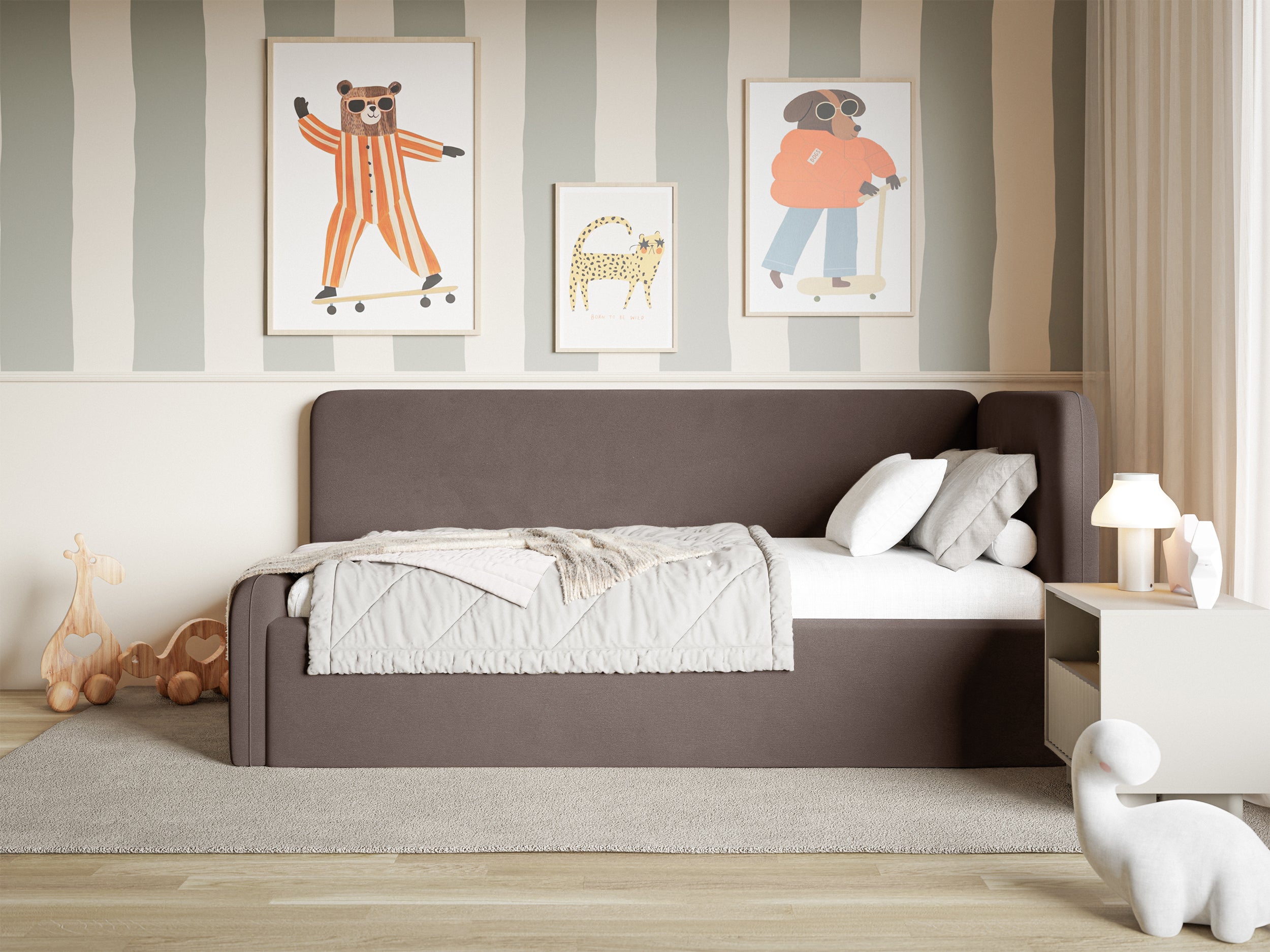selsey-fanklo-jugendbett-120x200-cm-rechtsseitig-mit-stauraum-brauner-velours image 4