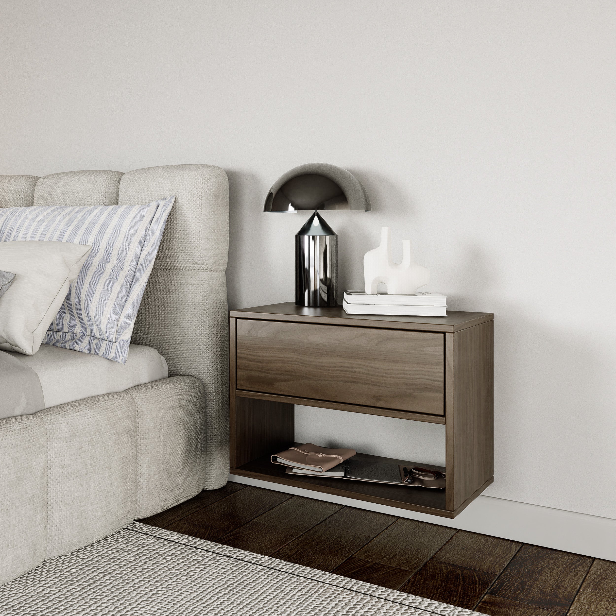 selsey-framme-h-ngender-nachttisch-50-cm-wisconsin-nussbaum-mit-schublade-und-fa image 2