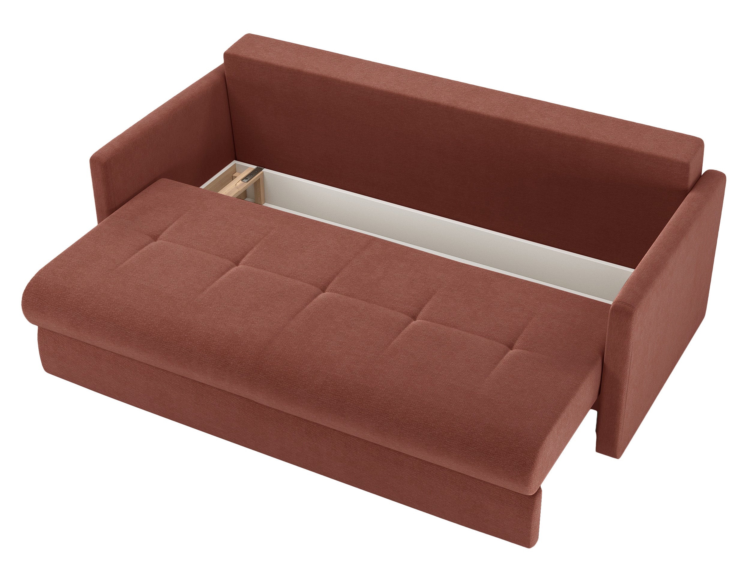selsey-dreisitziges-schlafsofa-lorro-mit-stauraum-kupferfarbene-chenille image 4