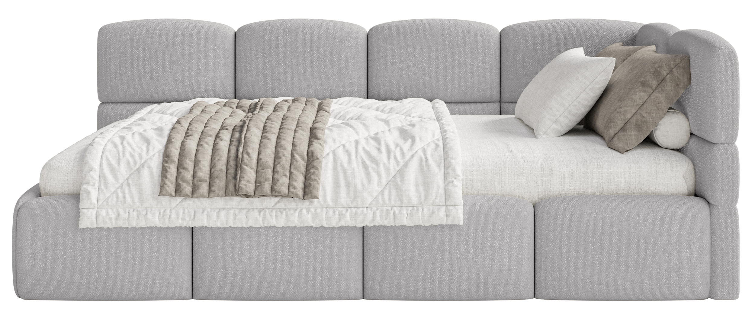 selsey-jugendbett-cloudy-90x200-cm-rechtsseitig-mit-stauraum-hellgrauer-chenille image 1