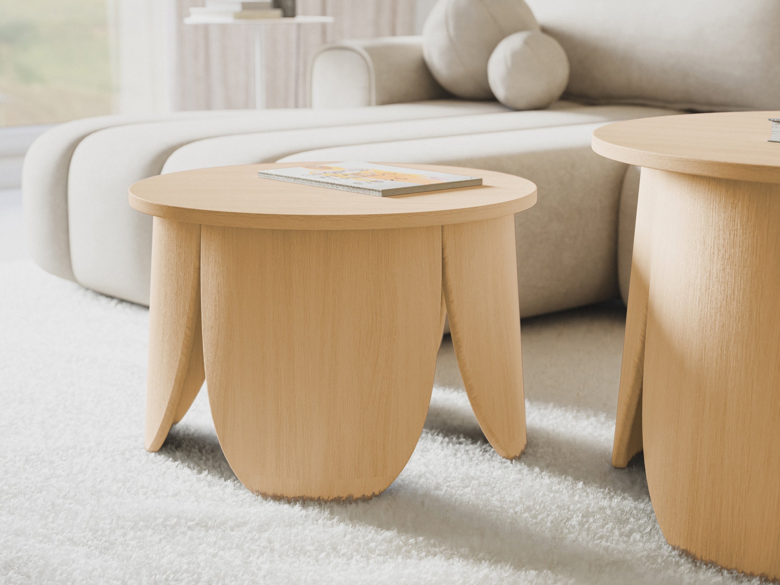 selsey-vivially-runder-couchtisch-durchmesser-60-cm-nat-rliche-eiche image 2