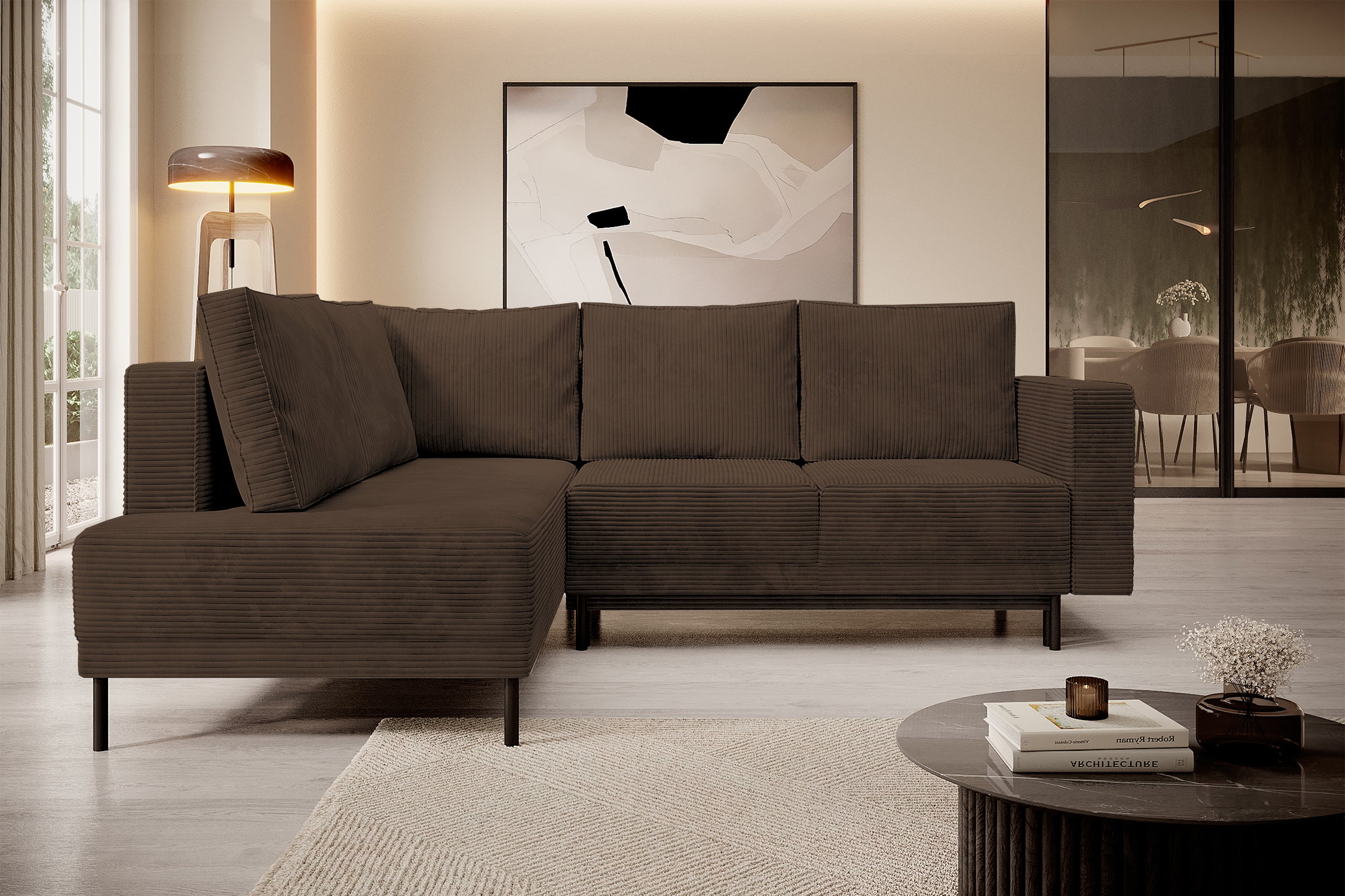 selsey-rodario-ecksofa-links-mit-schlaffunktion-und-bettkasten-dunkelbrauner-cor image 3