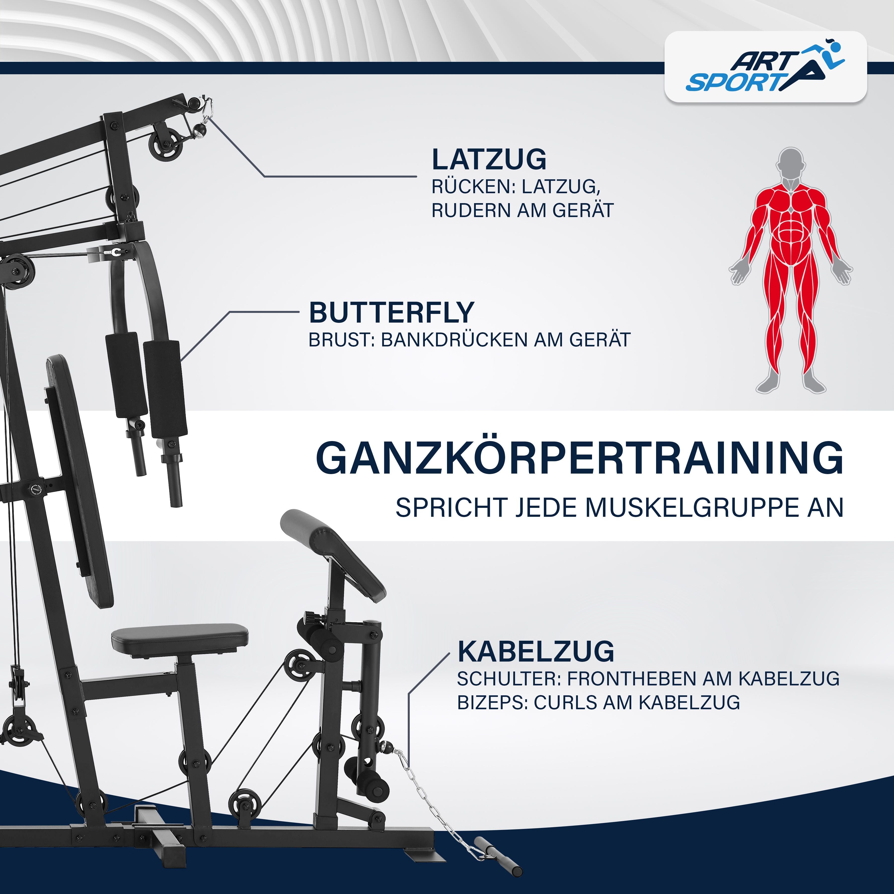 juskys-kraftstation-profigym-3000-multifunktionale-fitnessstation-mit-77-kg-gewi image 2