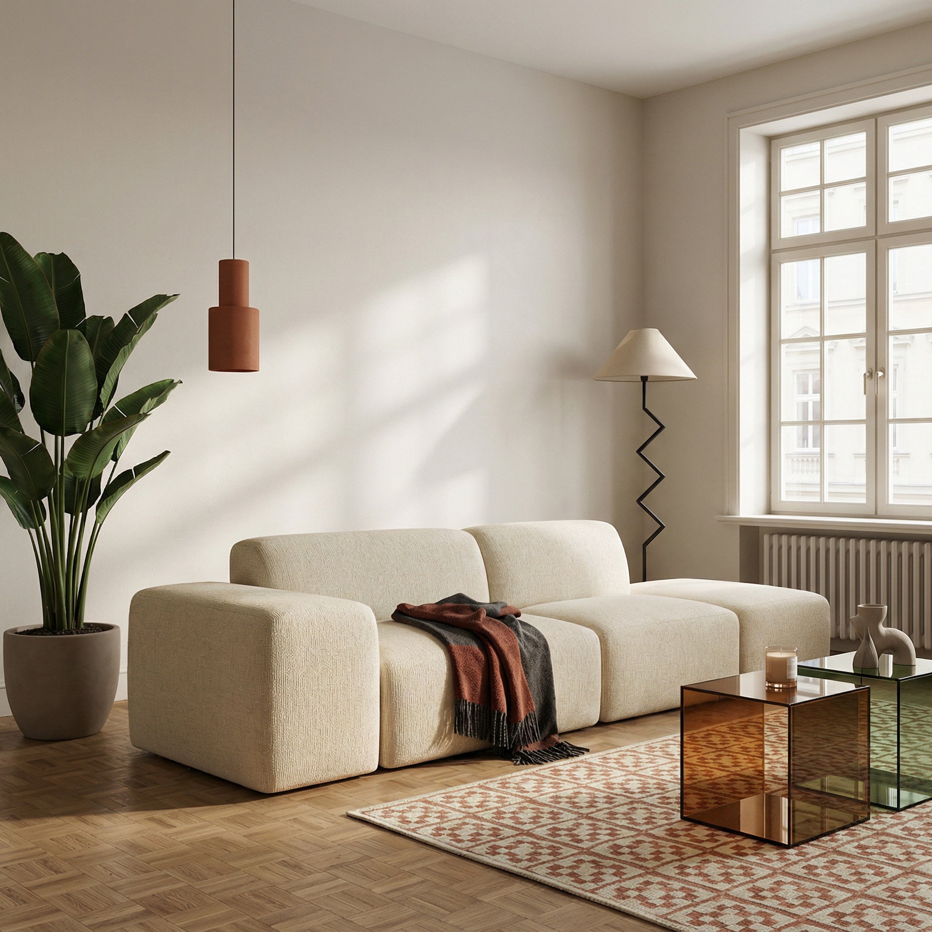 selsey-pyllomi-modulares-sofa-mit-hocker-hellbeige-geflochten image 2