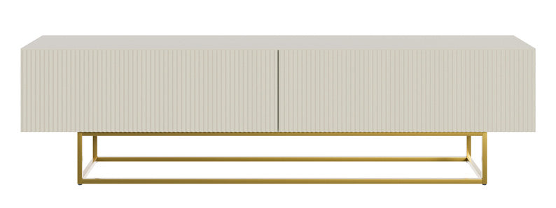 selsey-veldio-tv-schrank-175-cm-mit-gefr-ster-front-grau-beige-mit-goldenen-bein image 4