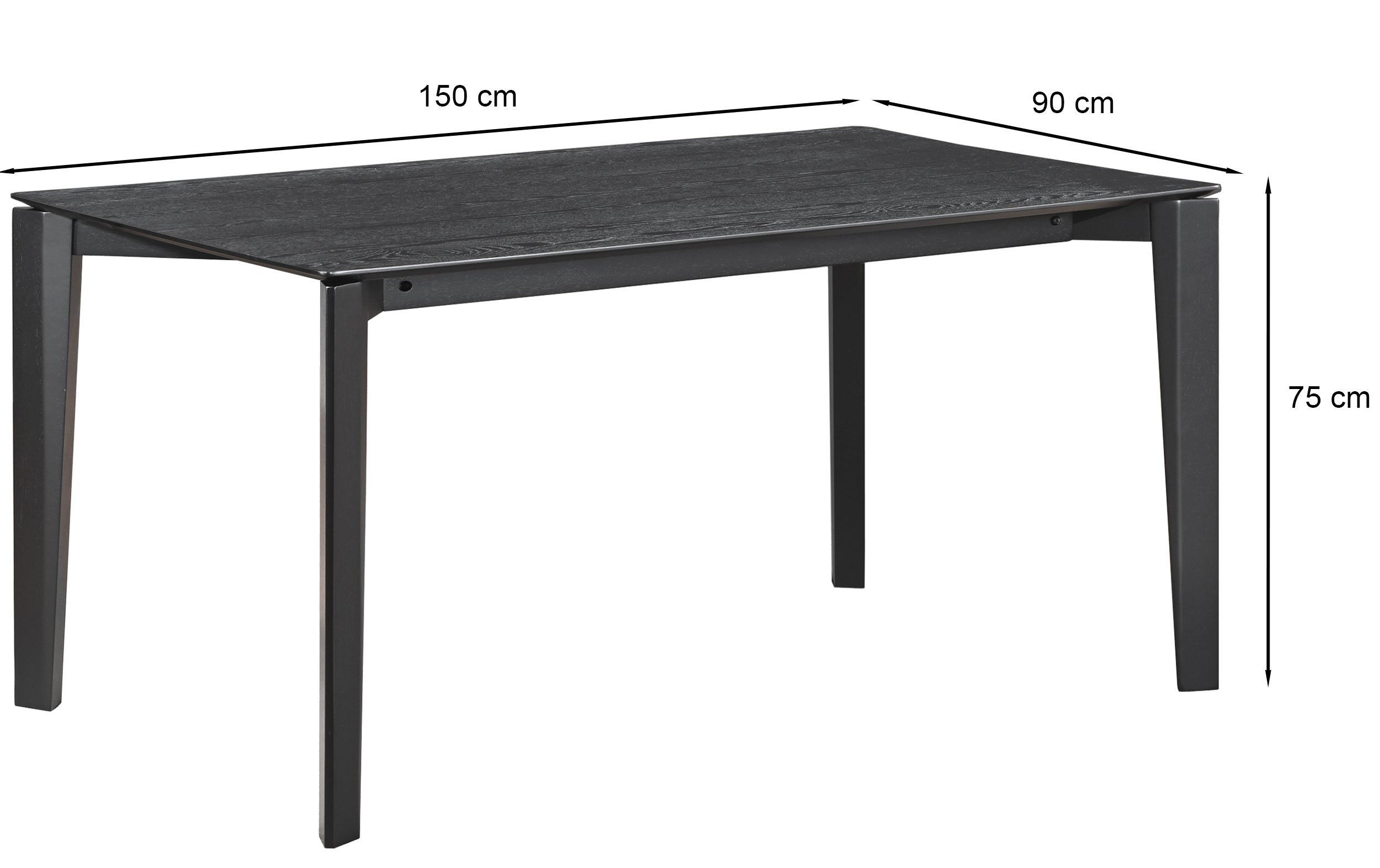 selsey-loomens-esstisch-150x90-cm-eiche-schwarz image 6