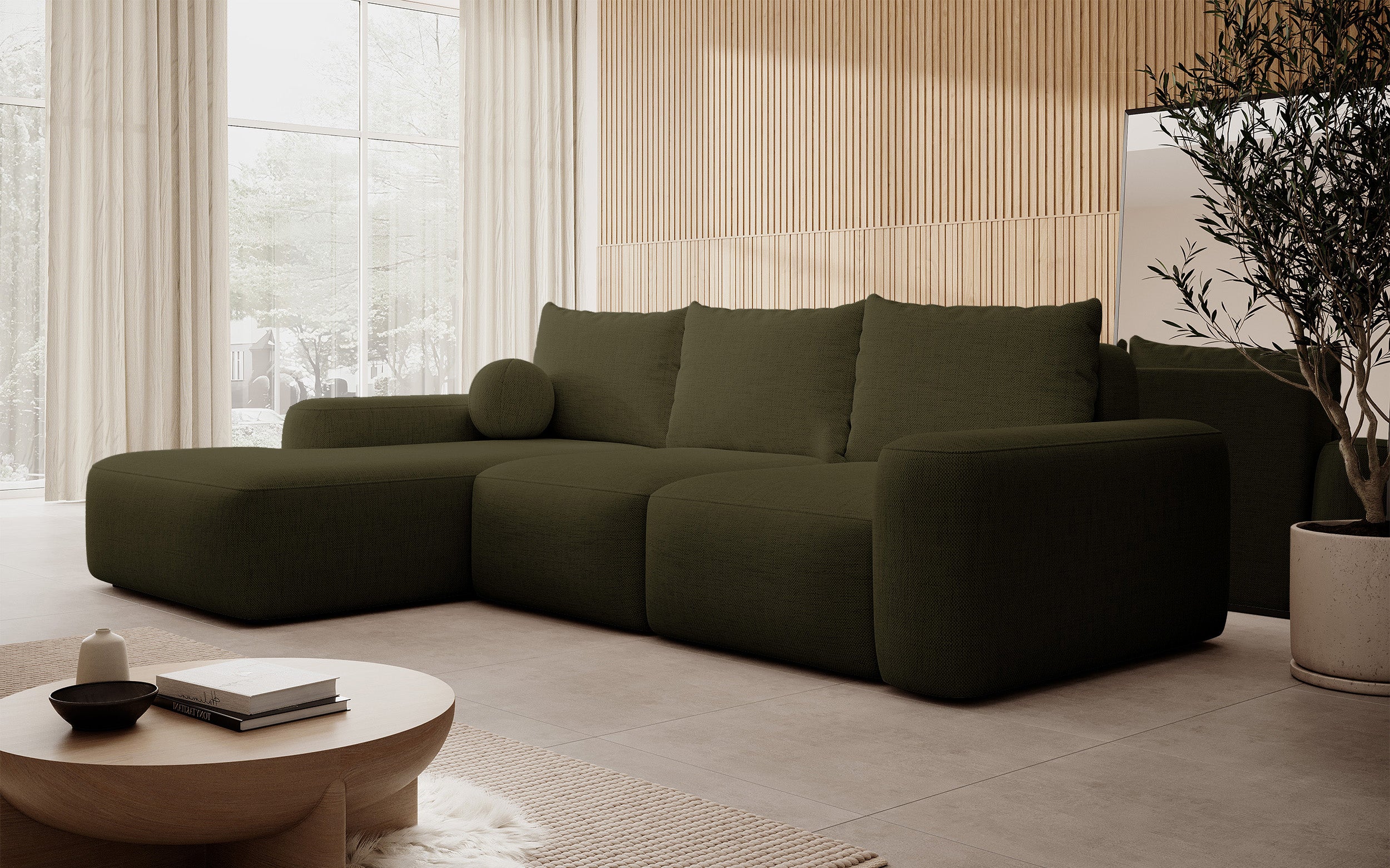 selsey-carnos-ecksofa-mit-schlaffunktion-l-f-rmig-links-olivgr-ner-chenille image 2