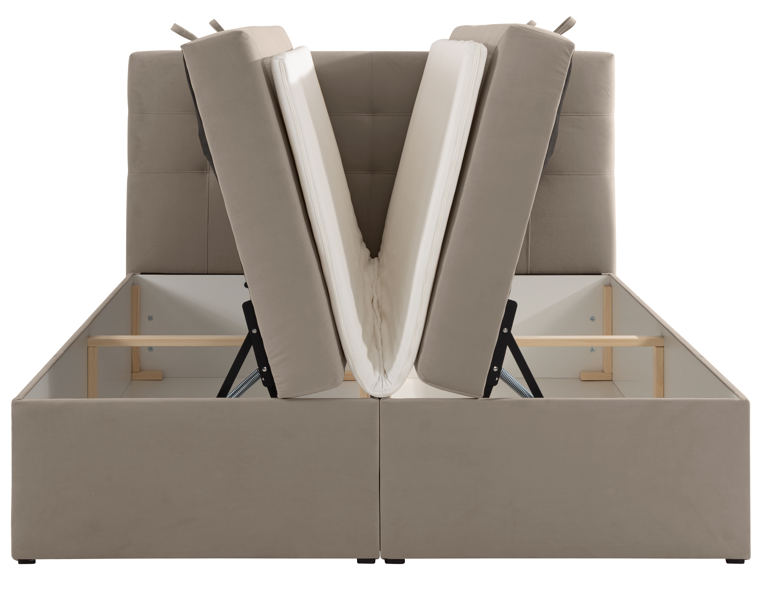 selsey-ronneo-kontinentales-bett-140x200-cm-mit-stauraum-und-topper-grau-beige-s image 5