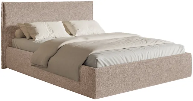 selsey-polsterbett-softie-slim-180x200-cm-mit-stauraum-dunkelbeiges-chenille-met image 1