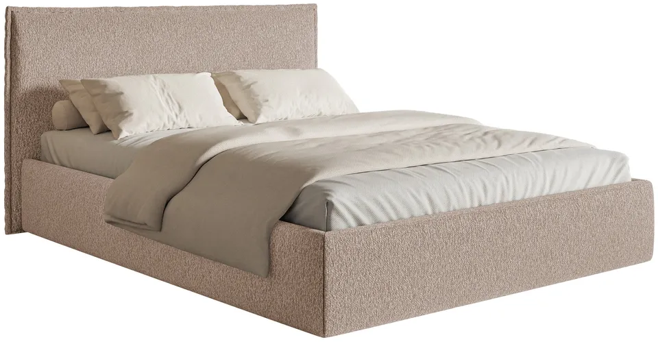 selsey-softie-slim-polsterbett-140x200-cm-dunkelbeige-chenille image 1