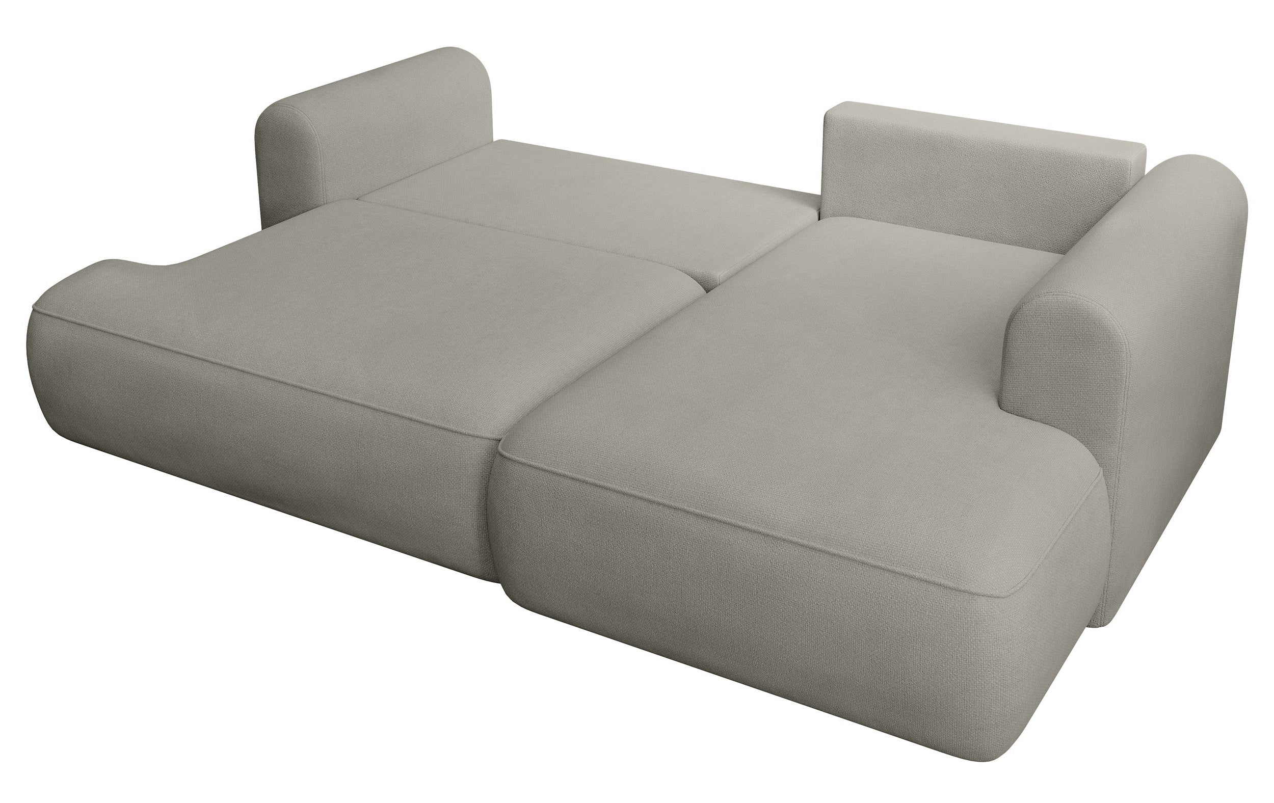 selsey-ovo-mini-ecksofa-mit-schlaffunktion-rechts-hellgrau-chenille-mit-stauraum image 2