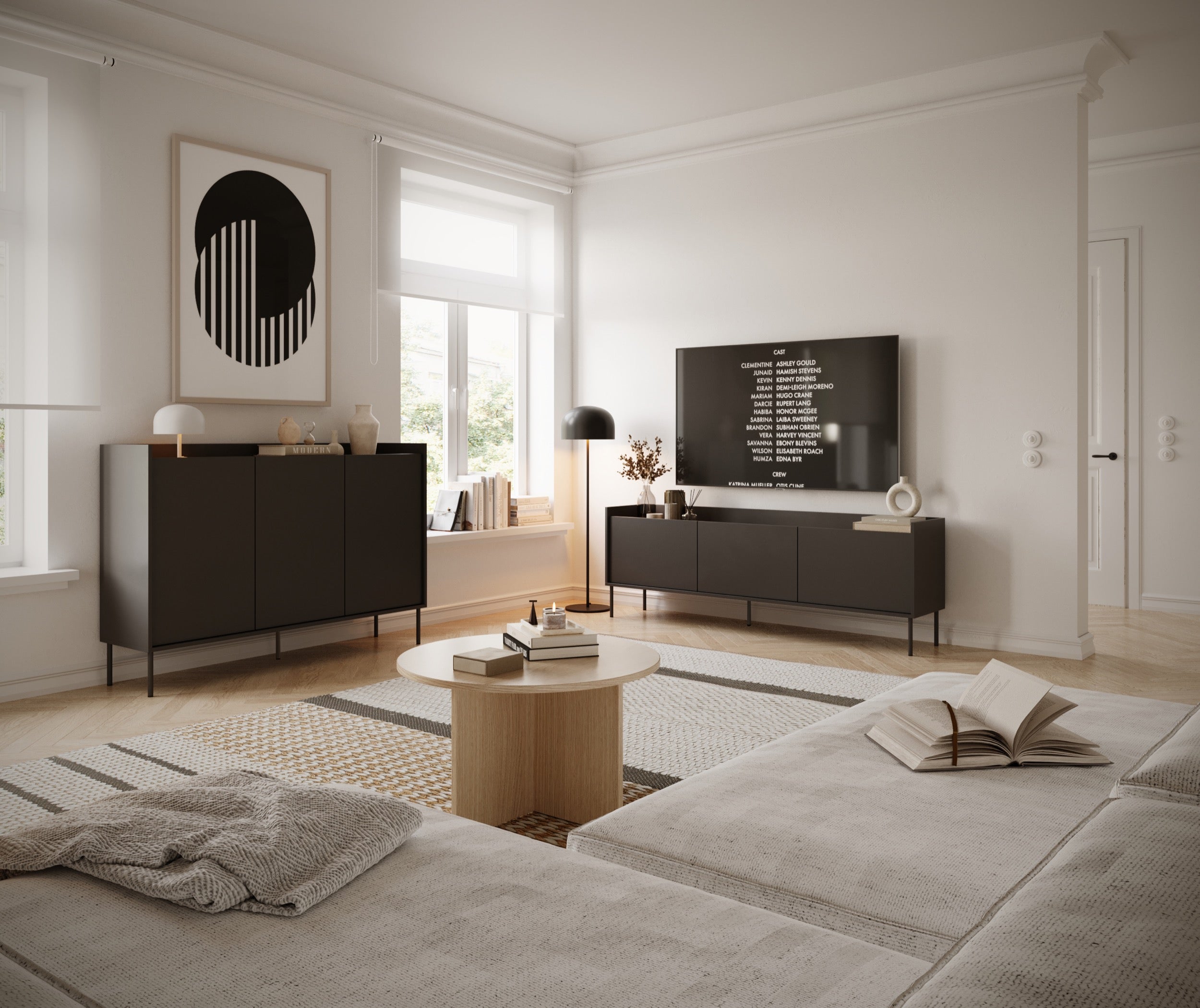selsey-tovi-dreht-renschrank-140-cm-schwarz-wisconsin-nussbaum image 5