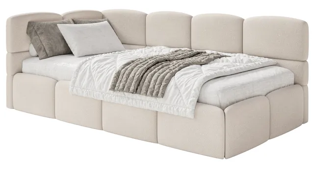 selsey-cloudy-jugendbett-90x200-cm-linksseitig-mit-matratze-und-stauraum-cremefa image 1