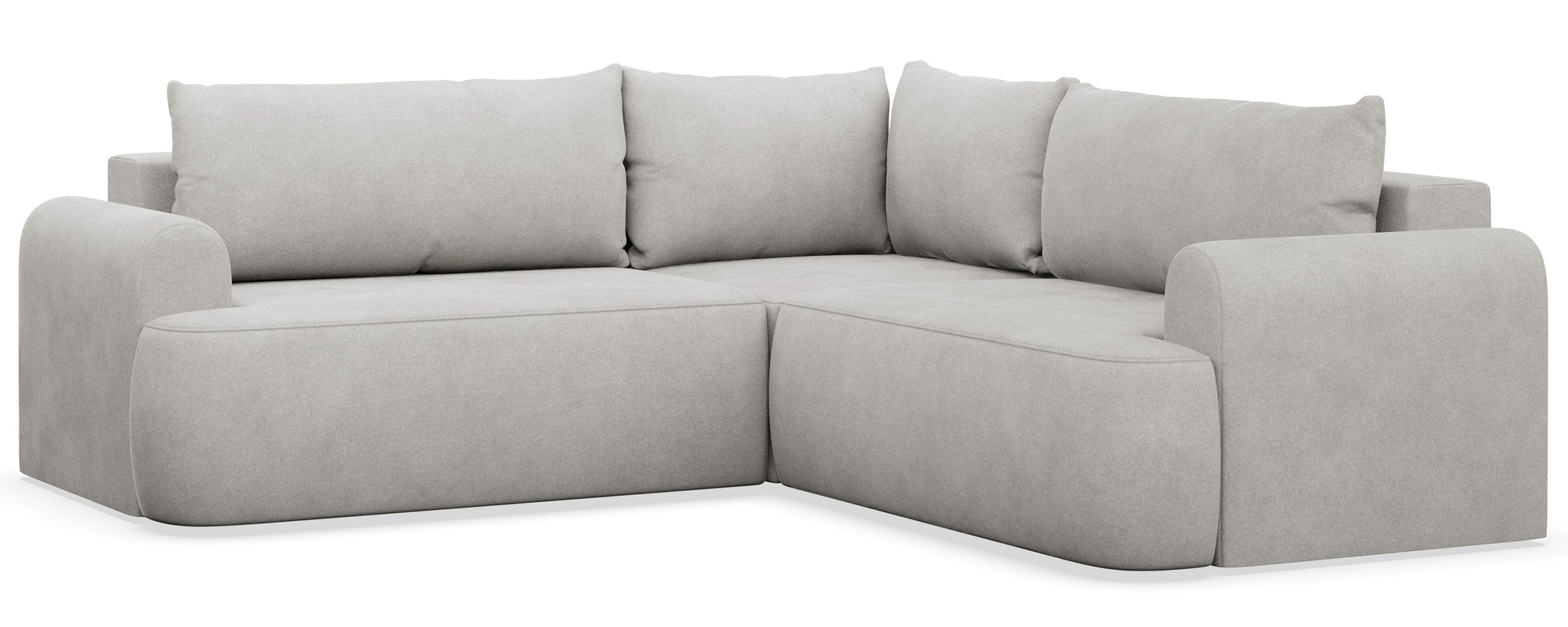 selsey-ovo-ecksofa-l-universell-mit-schlaffunktion-hellgrauer-samt-pflegeleicht image 1