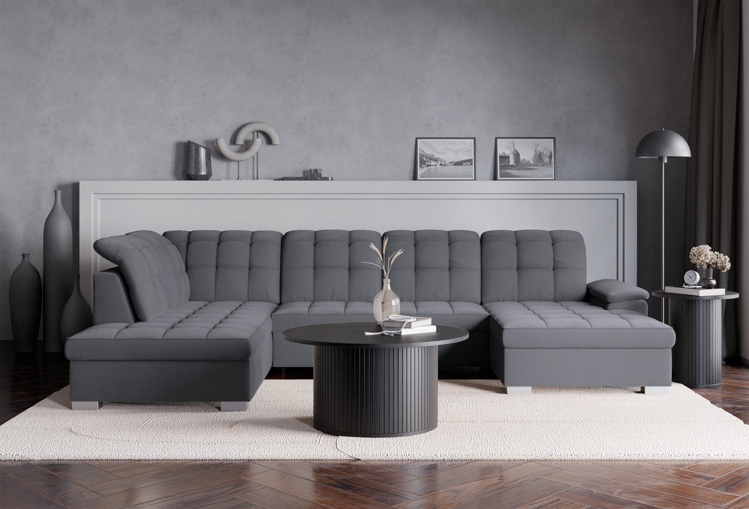 selsey-jamaal-ecksofa-u-rechts-mit-schlaffunktion-stauraum-dunkelgrau-wasserabwe image 2