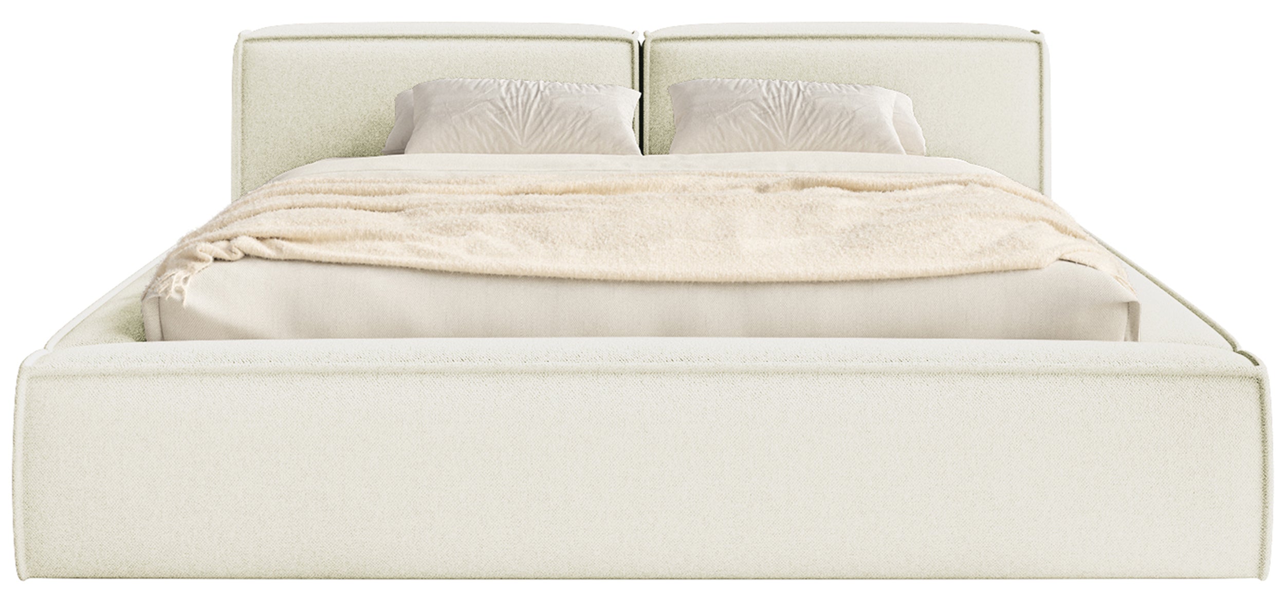 selsey-tilves-slim-low-polsterbett-200x200-cm-mit-stauraum-creme-chenille image 5