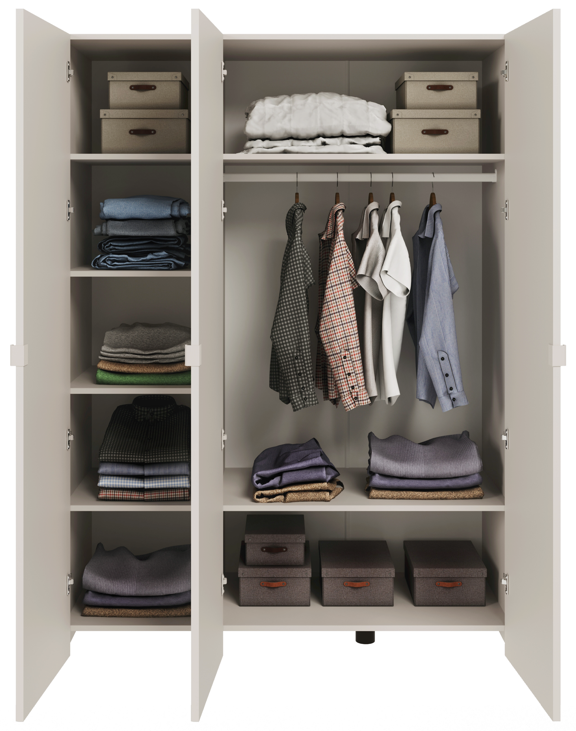 selsey-arkadia-3-t-riger-dreht-renschrank-150-cm-kaschmir-mit-fr-sung image 1