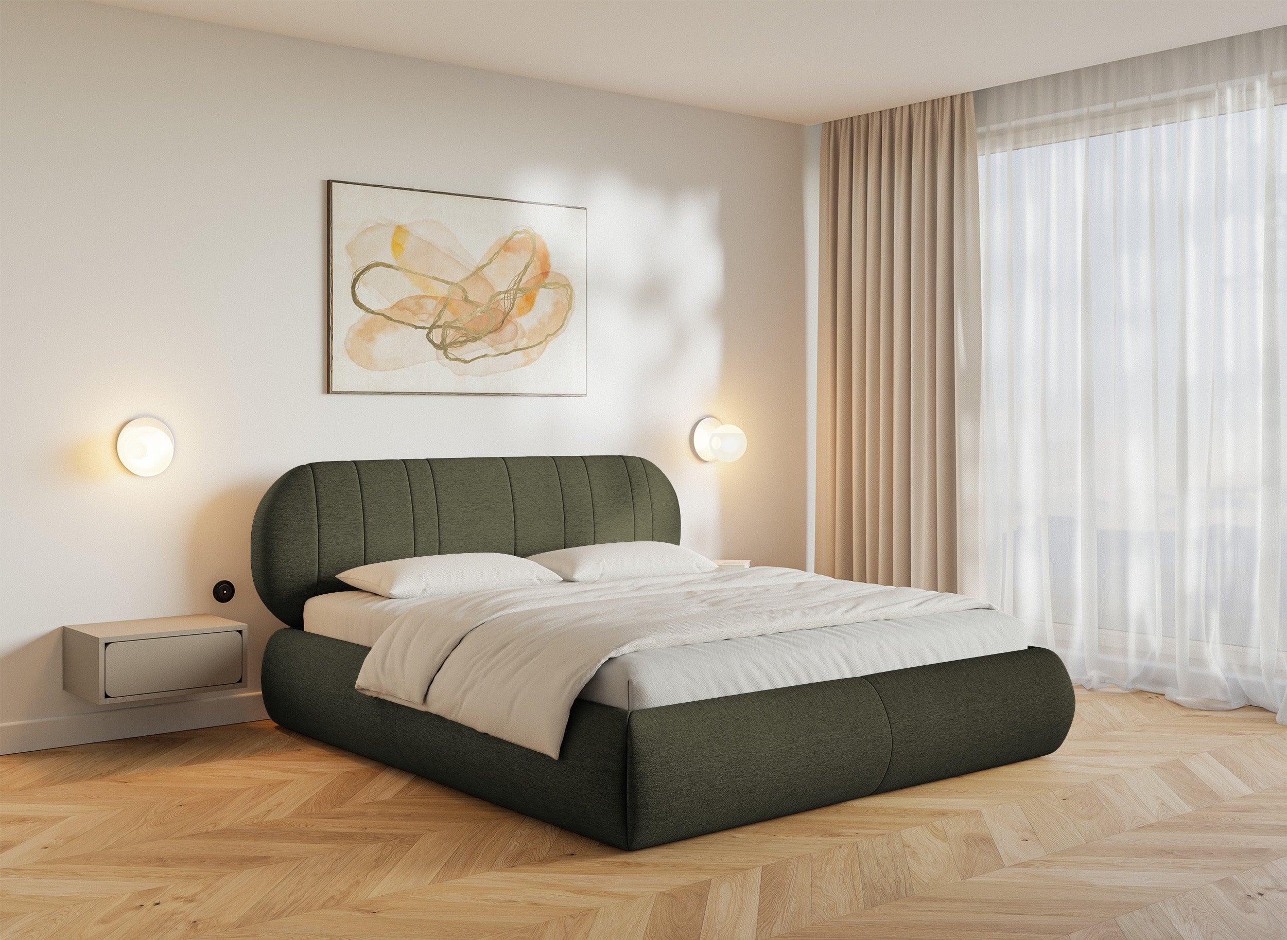 selsey-asmelio-polsterbett-140x200-cm-khaki-flechtmuster image 2