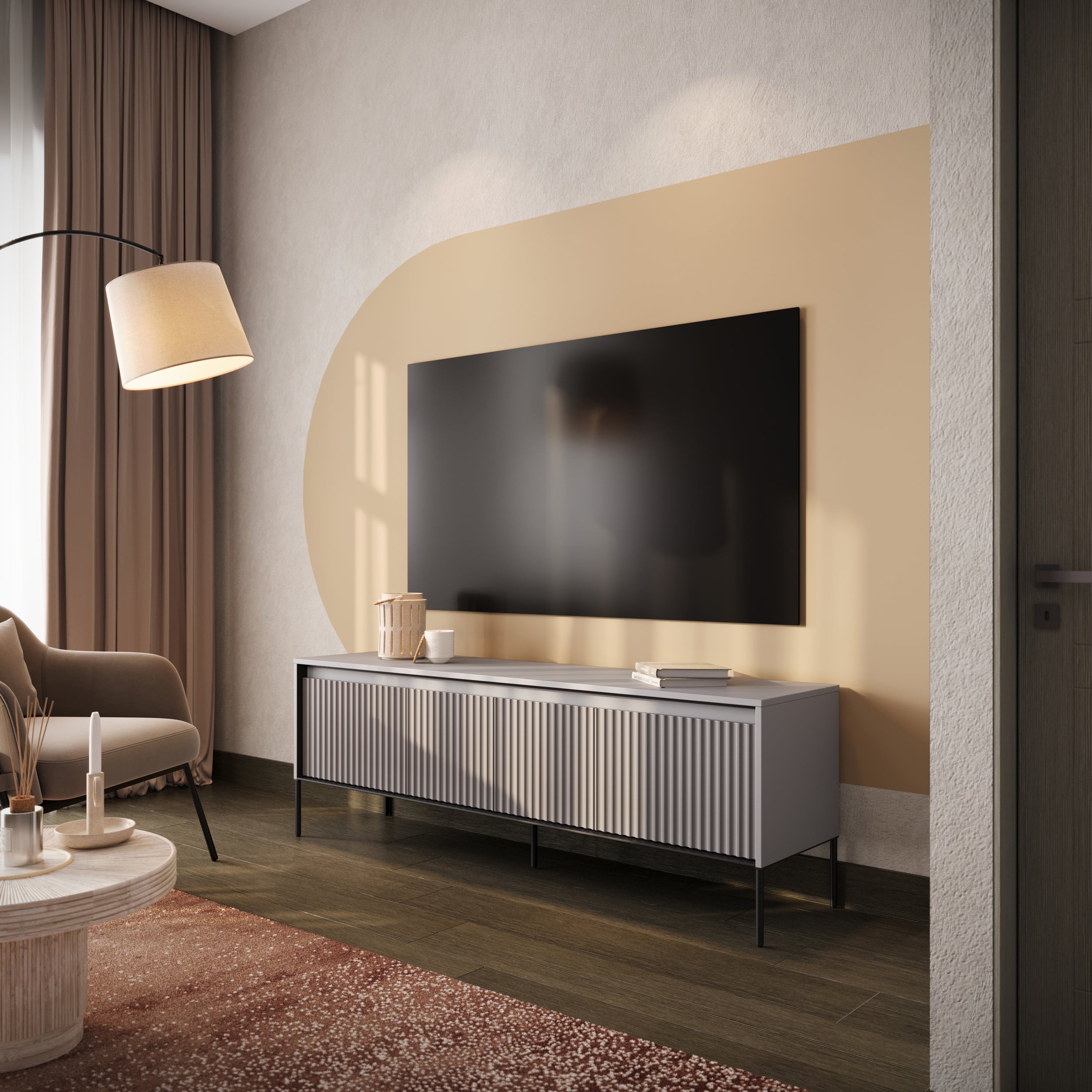 selsey-tv-schrank-trend-167-cm-mit-led-grau image 3
