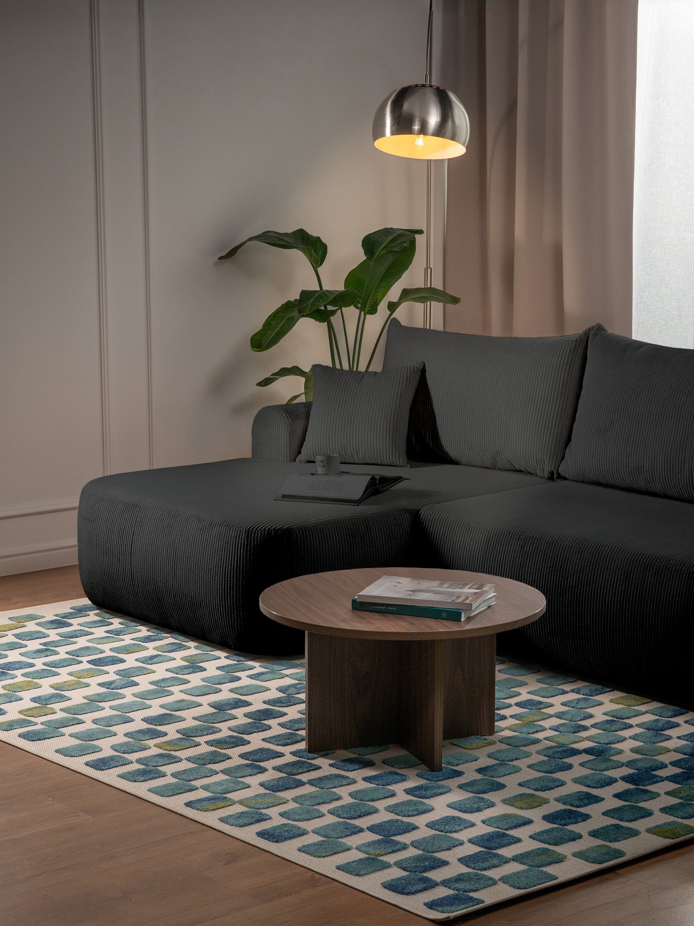 selsey-ovo-cord-ecksofa-mit-schlaffunktion-links-l-form-dunkelgrau image 3