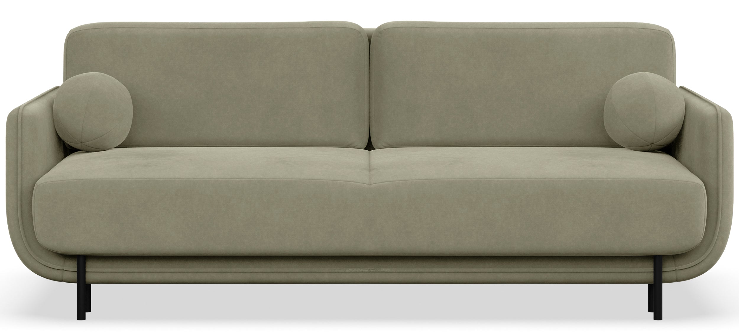 selsey-ovals-drei-sitzer-schlafsofa-salbeigr-ner-samtvelours image 1