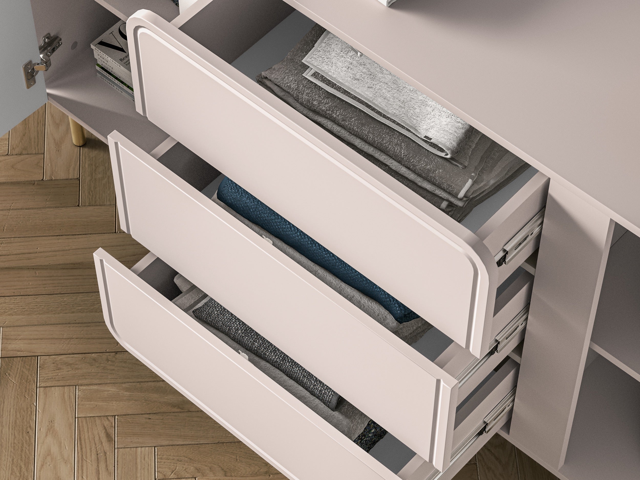 selsey-loppa-zweit-rige-kommode-mit-drei-schubladen-160-cm-kaschmir image 8