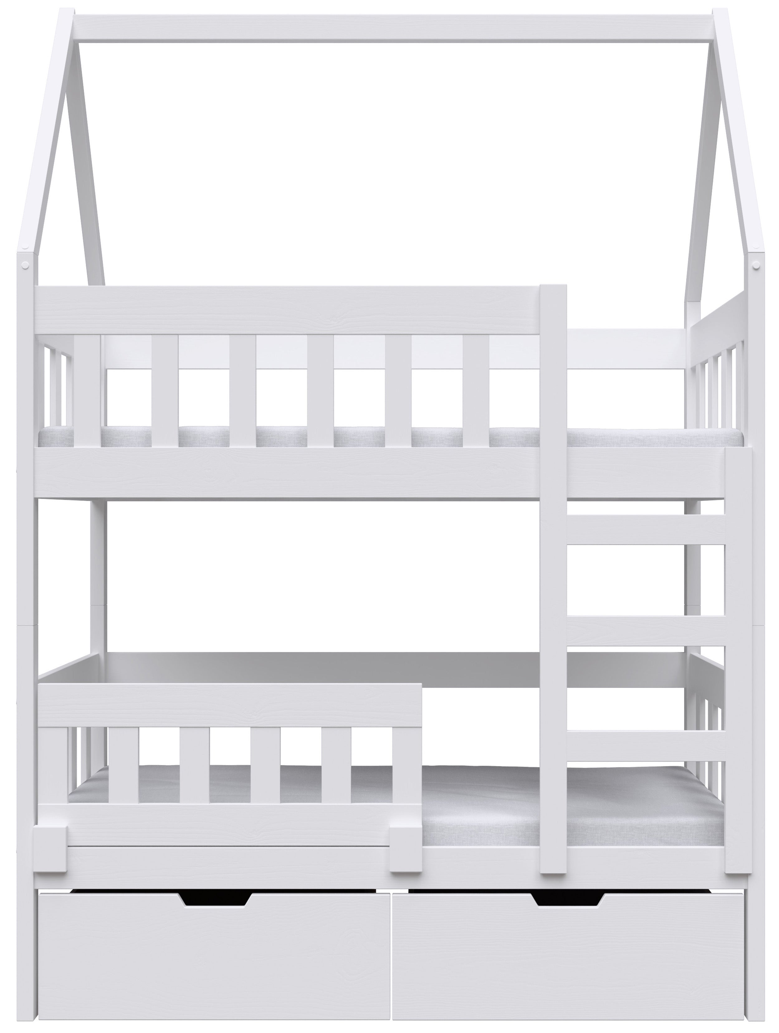 selsey-vistena-etagenbett-75x180-cm-hausbett-wei-mit-matratzen-und-schubladen image 3