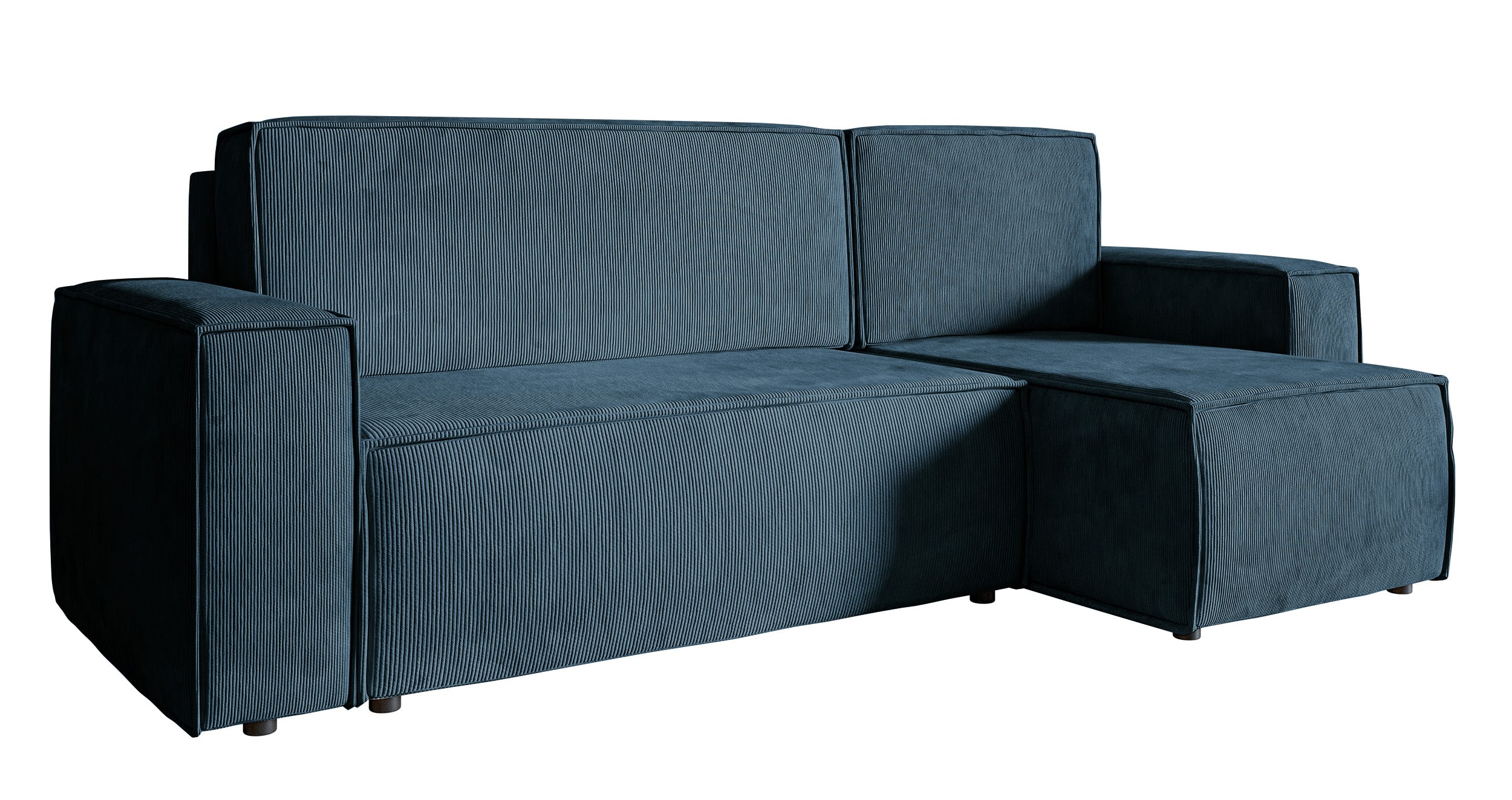 selsey-copertino-ecksofa-mit-schlaffunktion-l-form-universal-dunkelblauer-cordst image 1