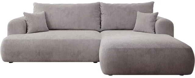 selsey-ovo-cord-ecksofa-mit-schlaffunktion-l-form-rechts-hellgrau-cord image 1