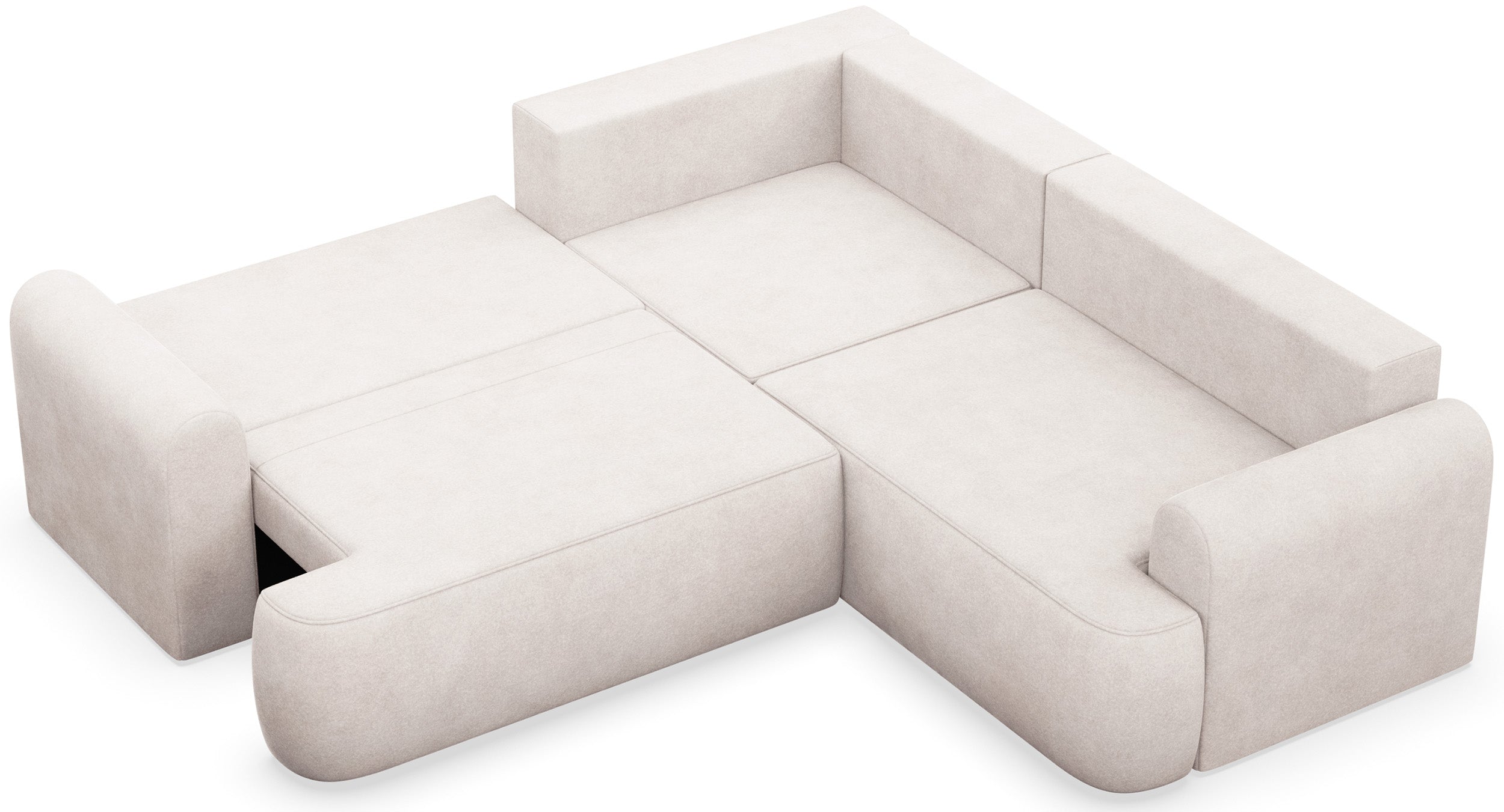 selsey-ovo-ecksofa-l-form-mit-schlaffunktion-universell-hellbeige-samt-pflegelei image 3