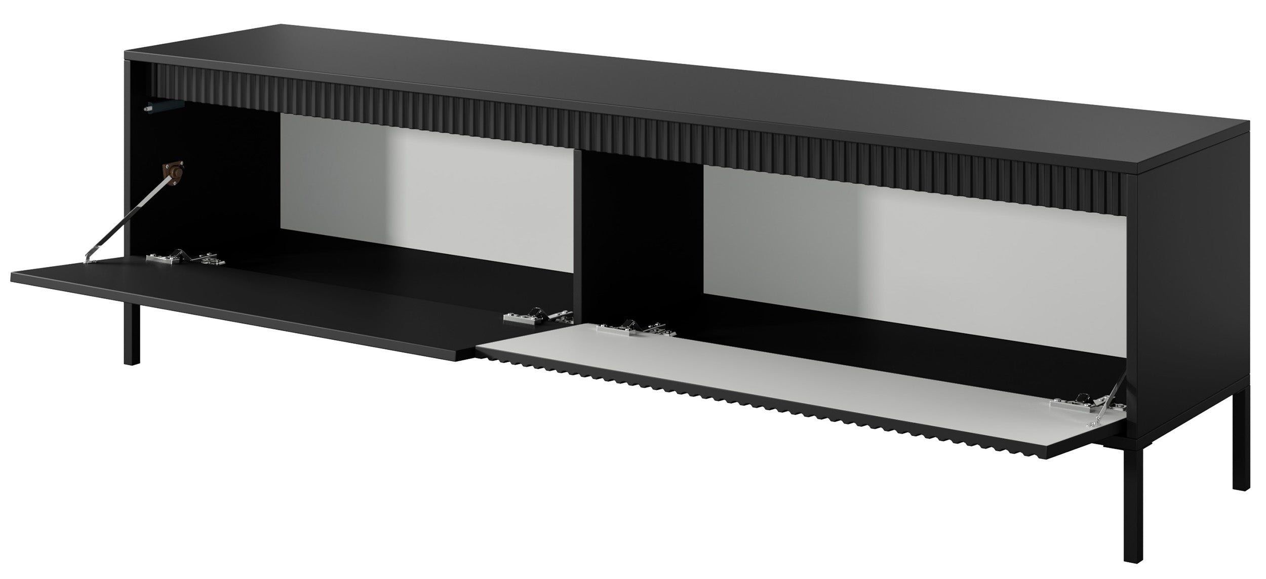 selsey-falsetto-tv-schrank-187-cm-schwarz-mit-zwei-t-ren-und-geriffelter-front image 7
