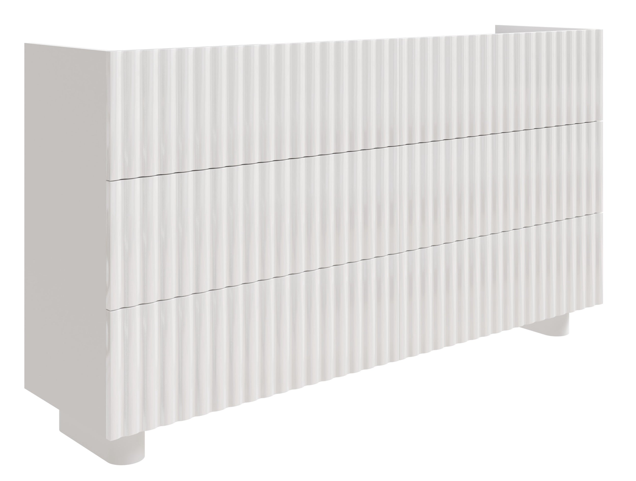 selsey-fiorra-kommode-mit-sechs-schubladen-147-cm-wei-hochglanz image 1