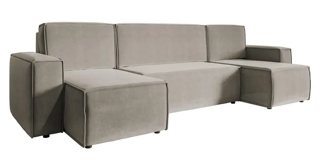 selsey-copertino-ecksofa-u-f-rmig-mit-schlaffunktion-und-stauraum-grau-beiger-sa image 1