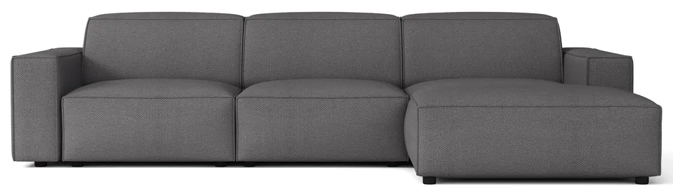 selsey-sellmo-modulares-ecksofa-l-form-rechts-dunkelgrauer-chenille-hydrophob image 1